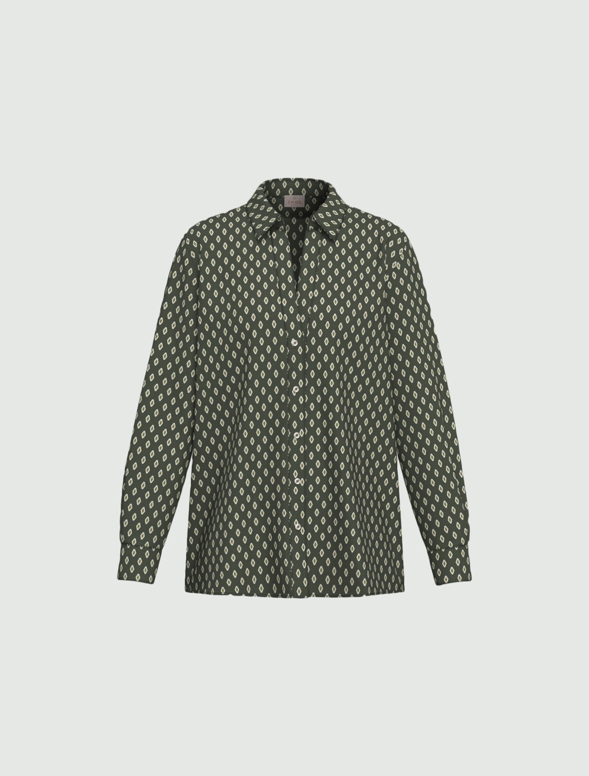 Camisa de sarga estampada - SALVIA - Emme - 6
