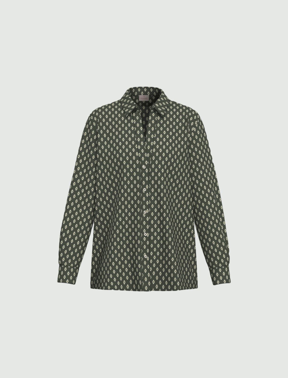 Camisa de sarga estampada - SALVIA - Emme - 6