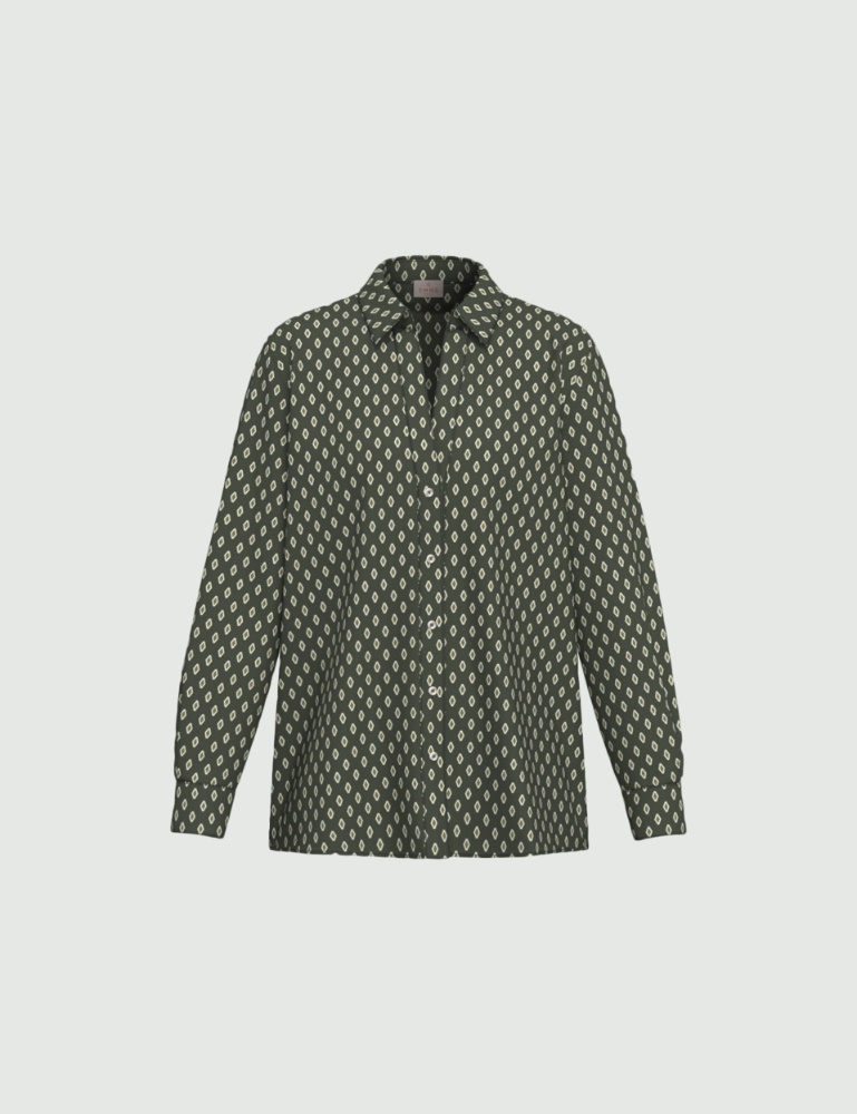 Camisa de sarga estampada - Emme - 4