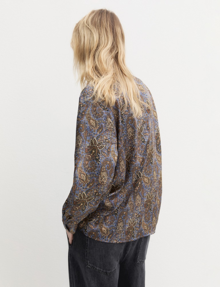 Camisa de sarga estampada - Emme - 3