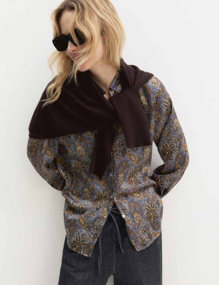 Camisa de sarga estampada - Emme