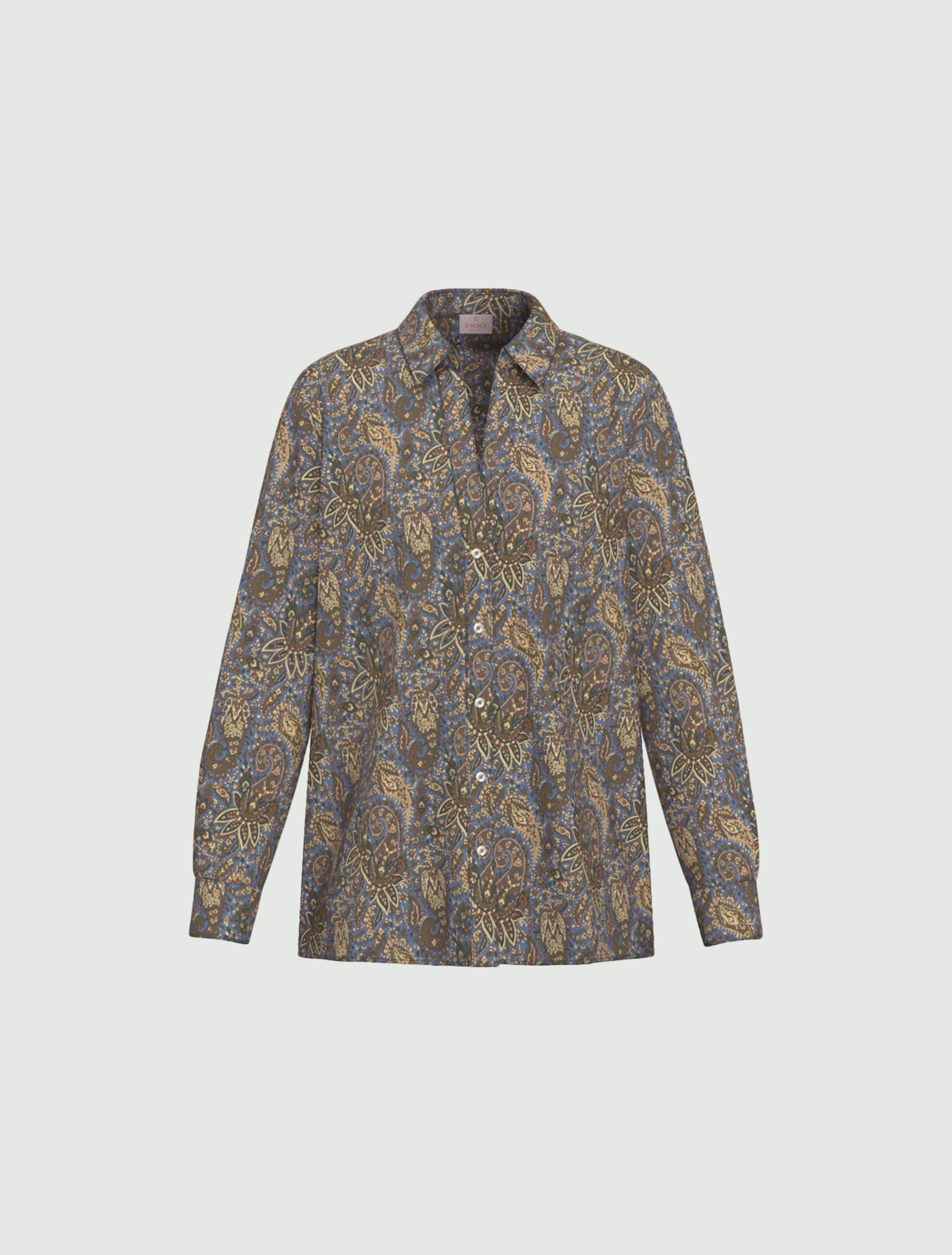 Camisa de sarga estampada - HORTENSIA - Emme - 6
