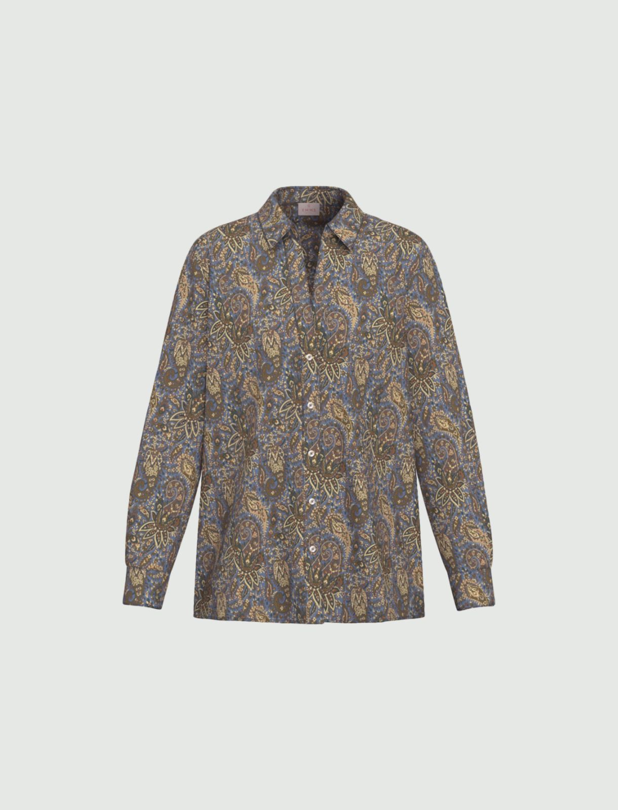 Camisa de sarga estampada - HORTENSIA - Emme - 6