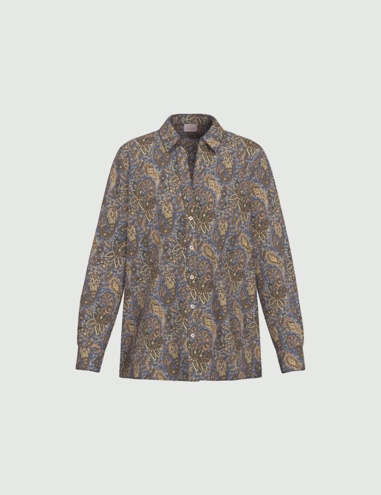 Camisa de sarga estampada - Emme - 4