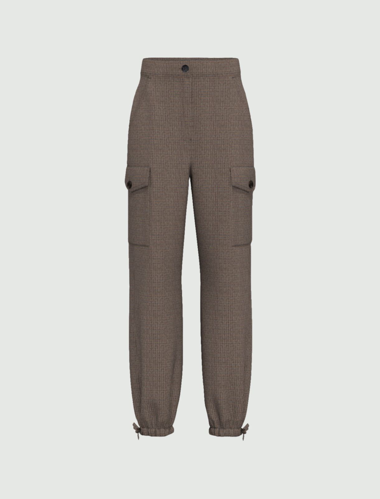 Pantalone carrot con tasconi - BEIGE - Emme - 5