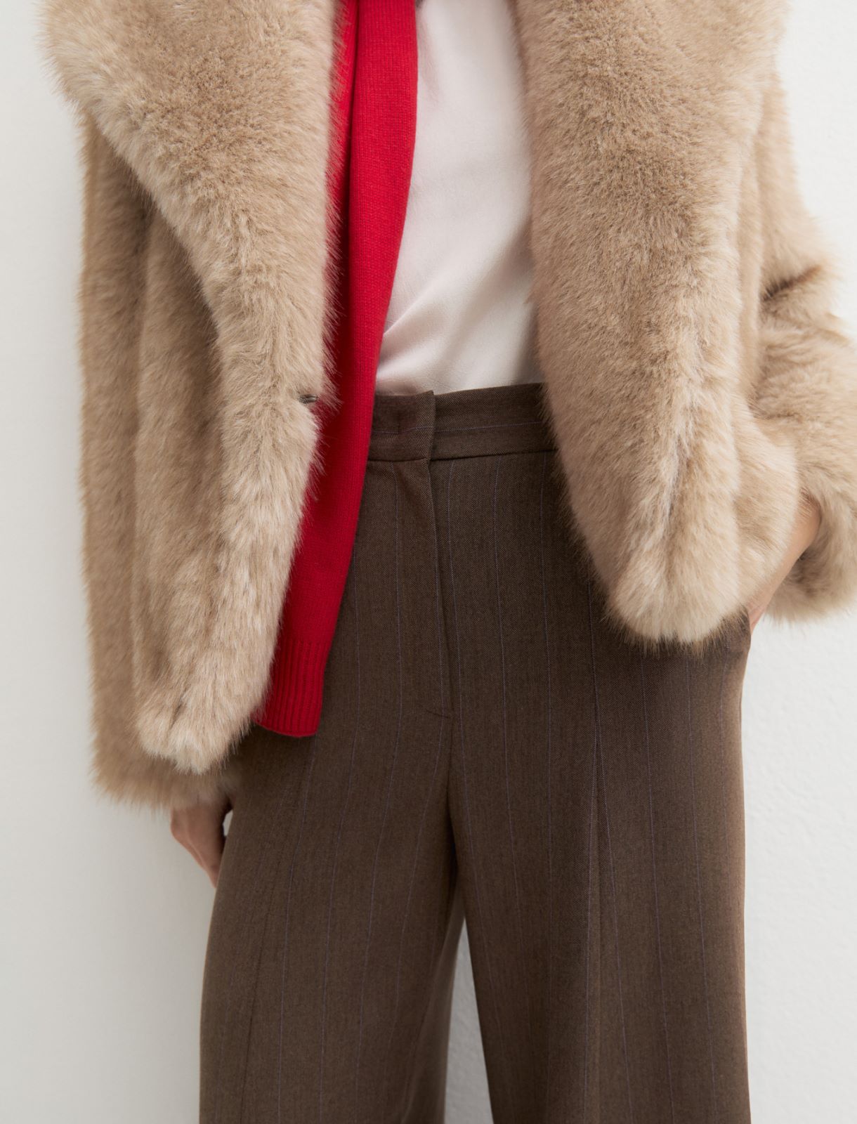 Wide flared trousers - CAMEL - Emme - 5