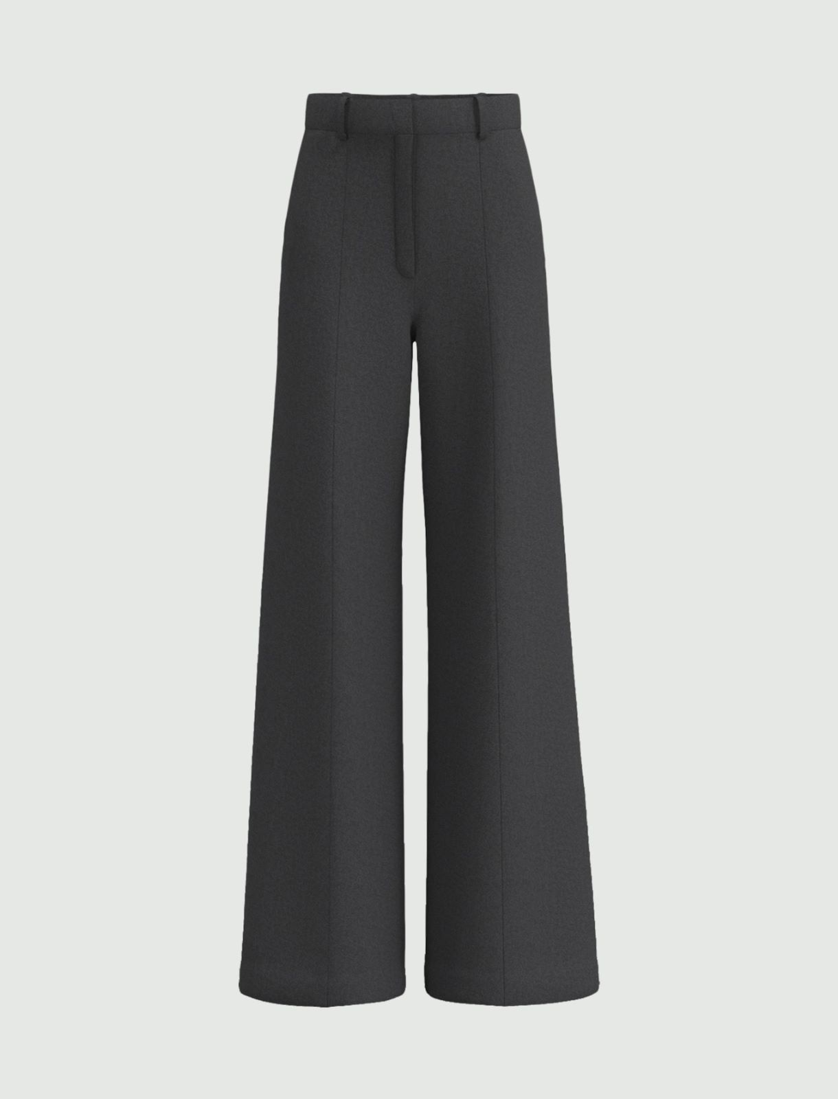 Wide flared trousers - DARK GREY - Emme - 6
