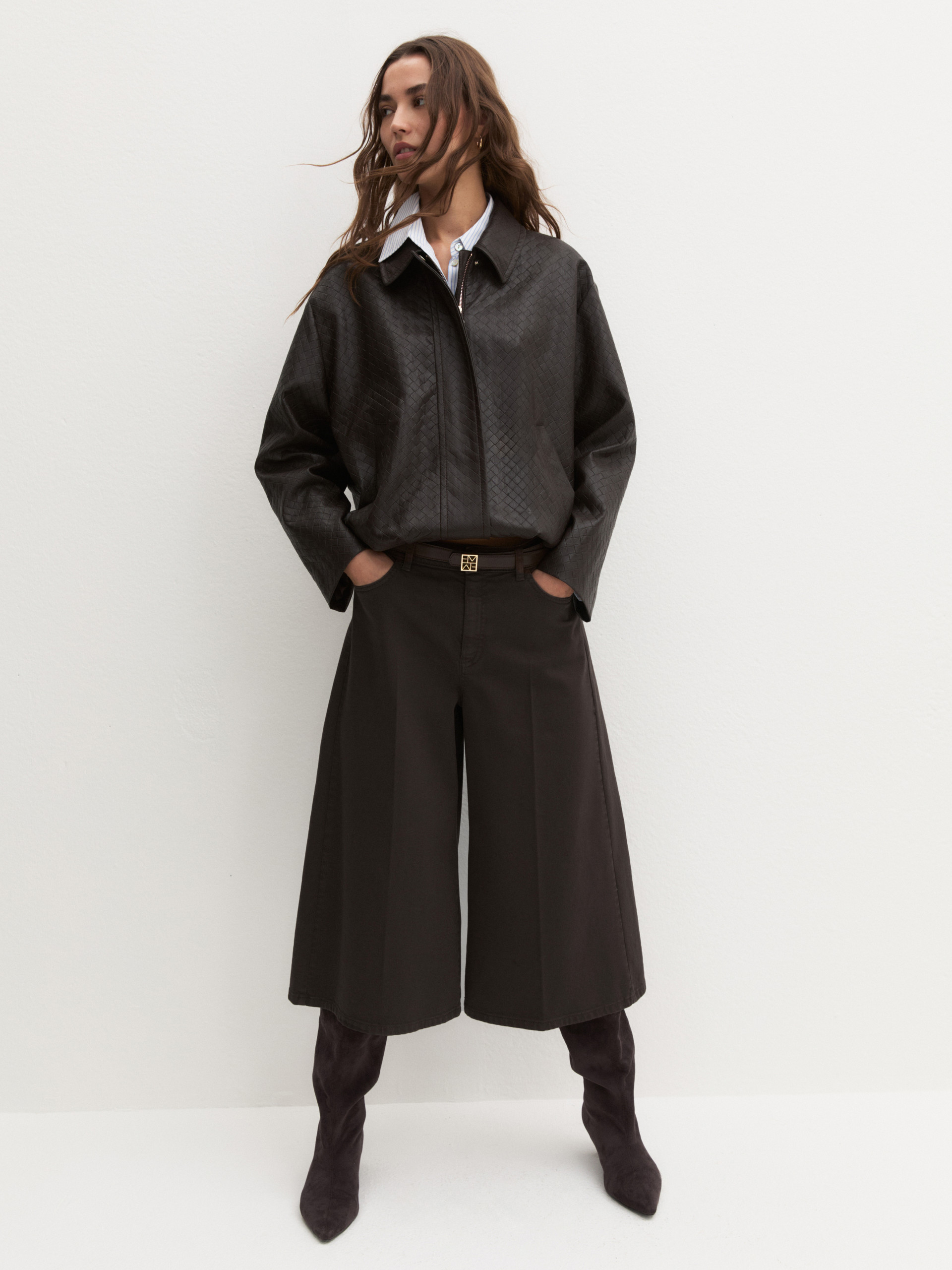Culotte jeans - CHOCOLATE - Emme - 4
