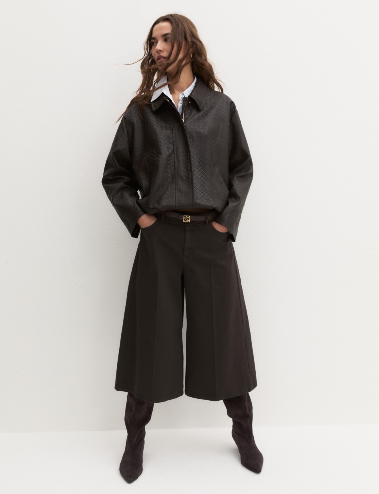 Culotte jeans - CHOCOLATE