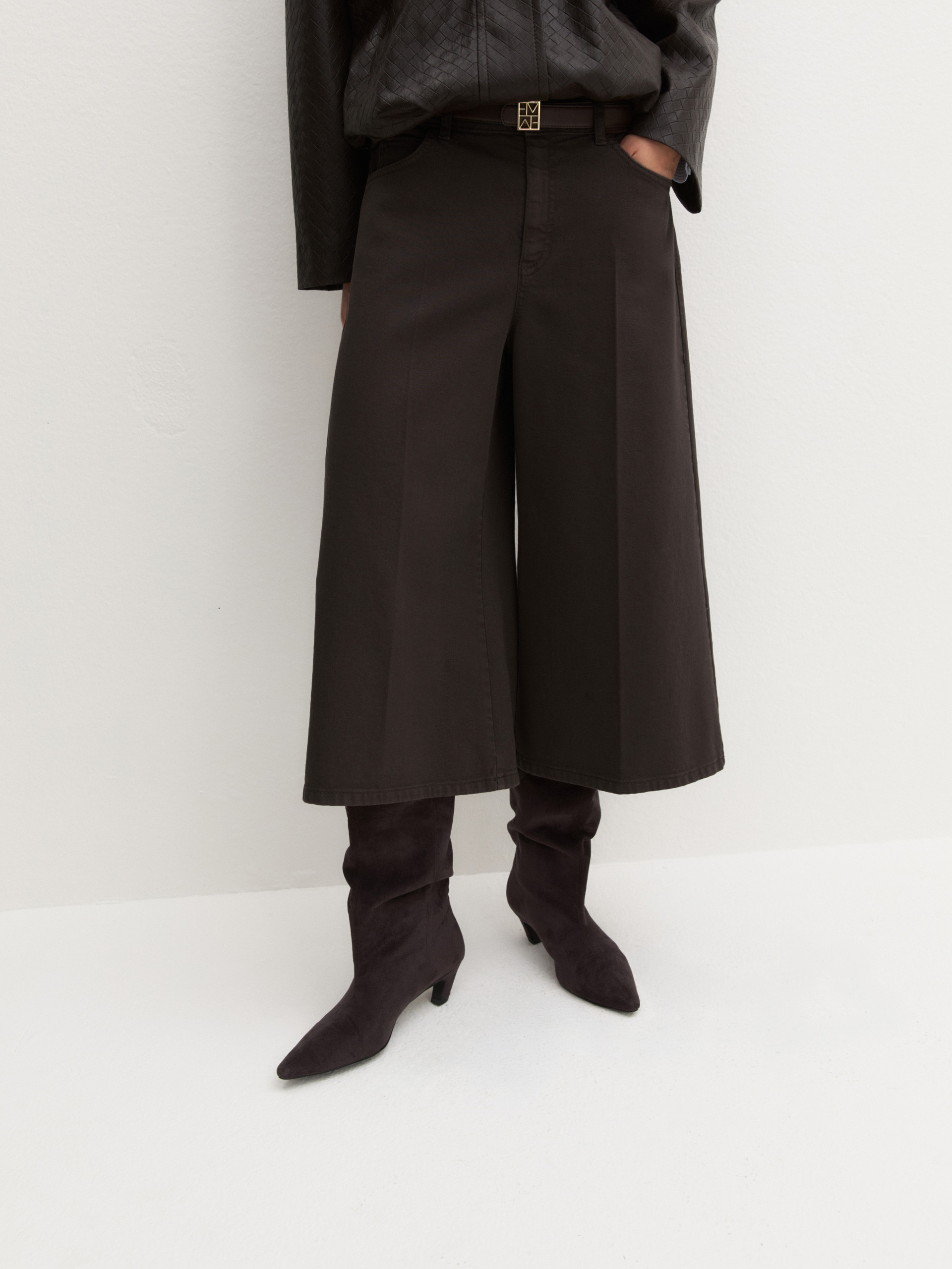 Culotte jeans - CHOCOLATE - Emme - 5