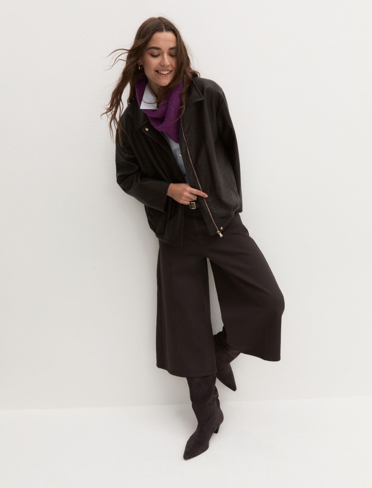 Culotte jeans - CHOCOLATE - Emme