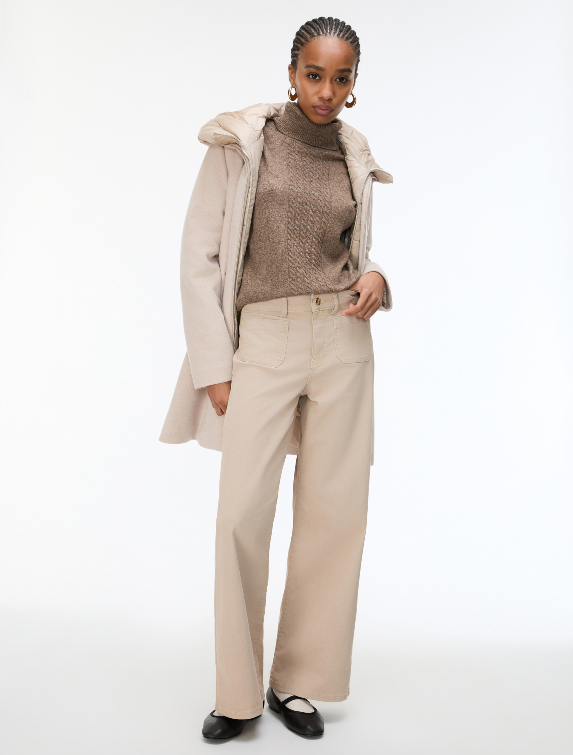 Pantalone ampio - ECRU` - Emme - 1