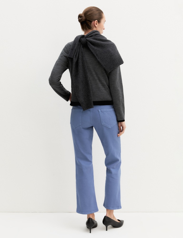 Slim-cut five-pocket trousers - Emme - 3