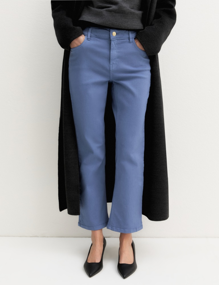 Slim-cut five-pocket trousers - Emme - 6