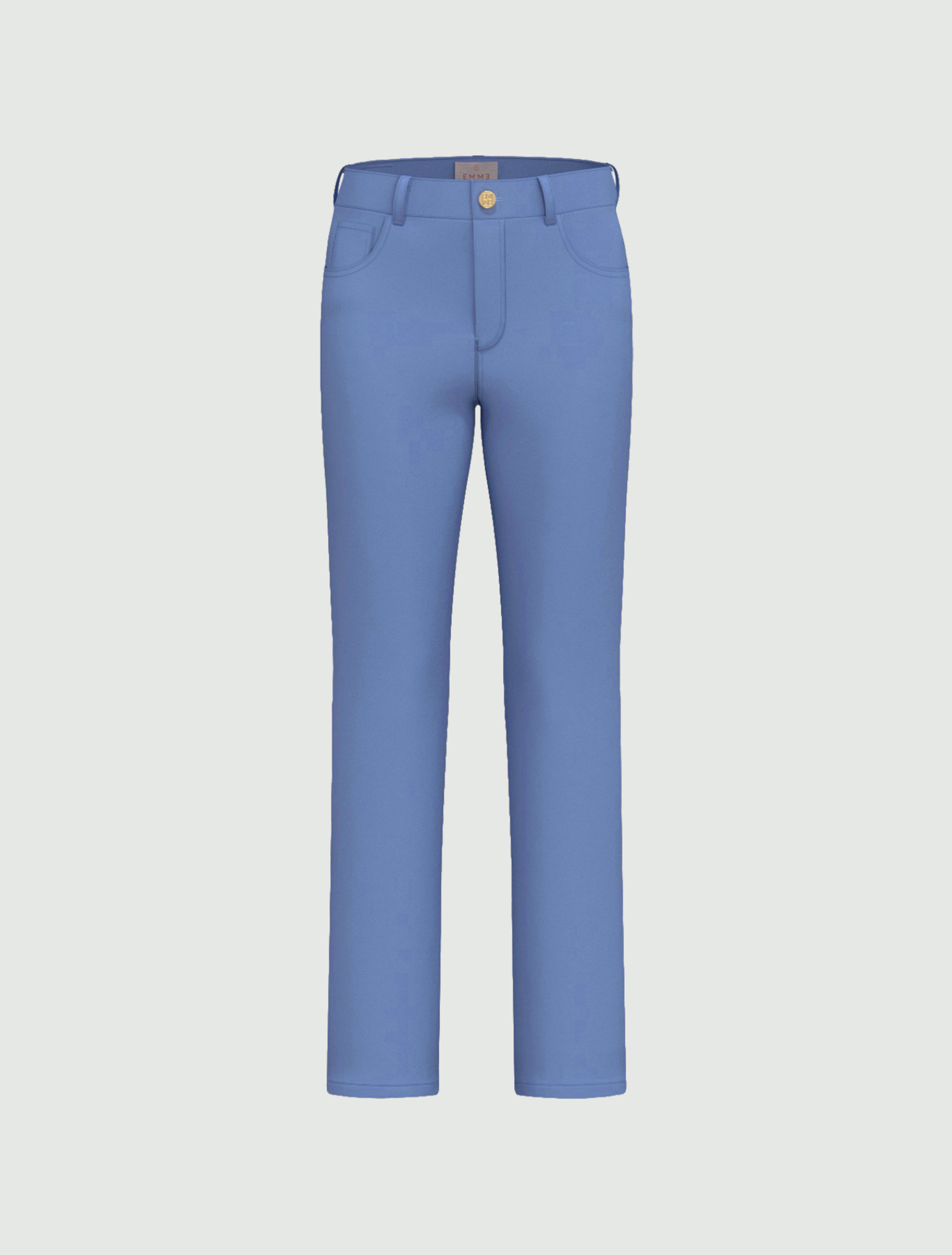 Slim-cut five-pocket trousers - HYDRANGEA - Emme - 6