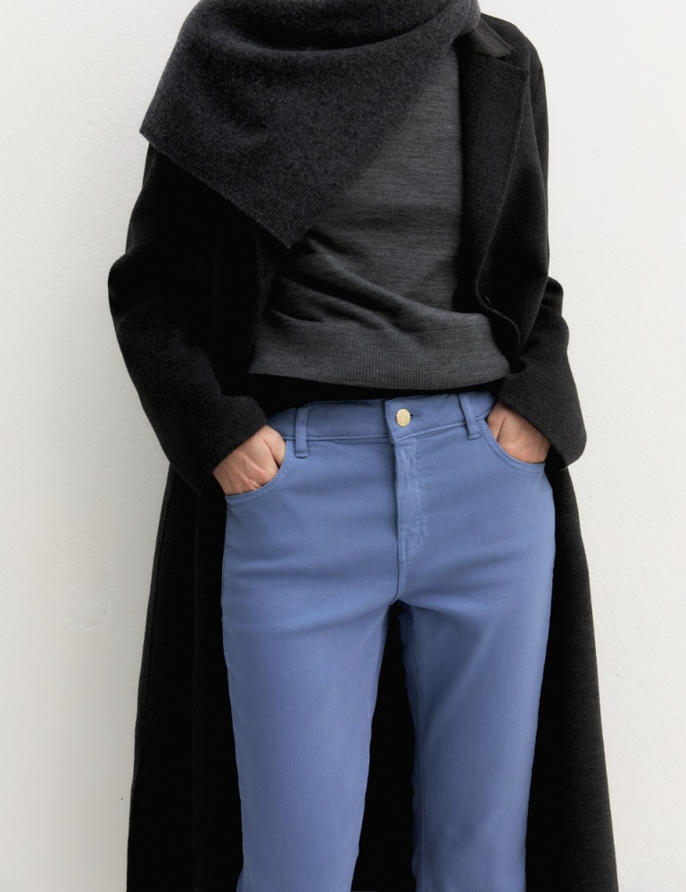 Slim-cut five-pocket trousers - Emme - 7