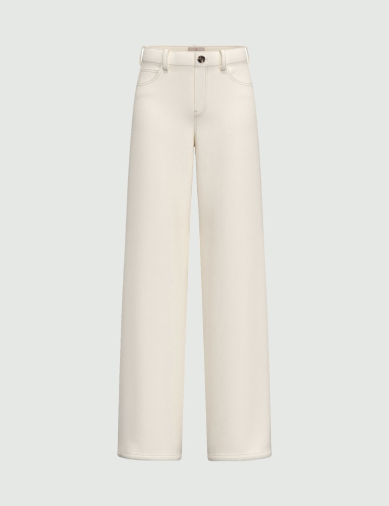 Pantalón modelo cinco bolsillos de satén elástico - Emme - 6