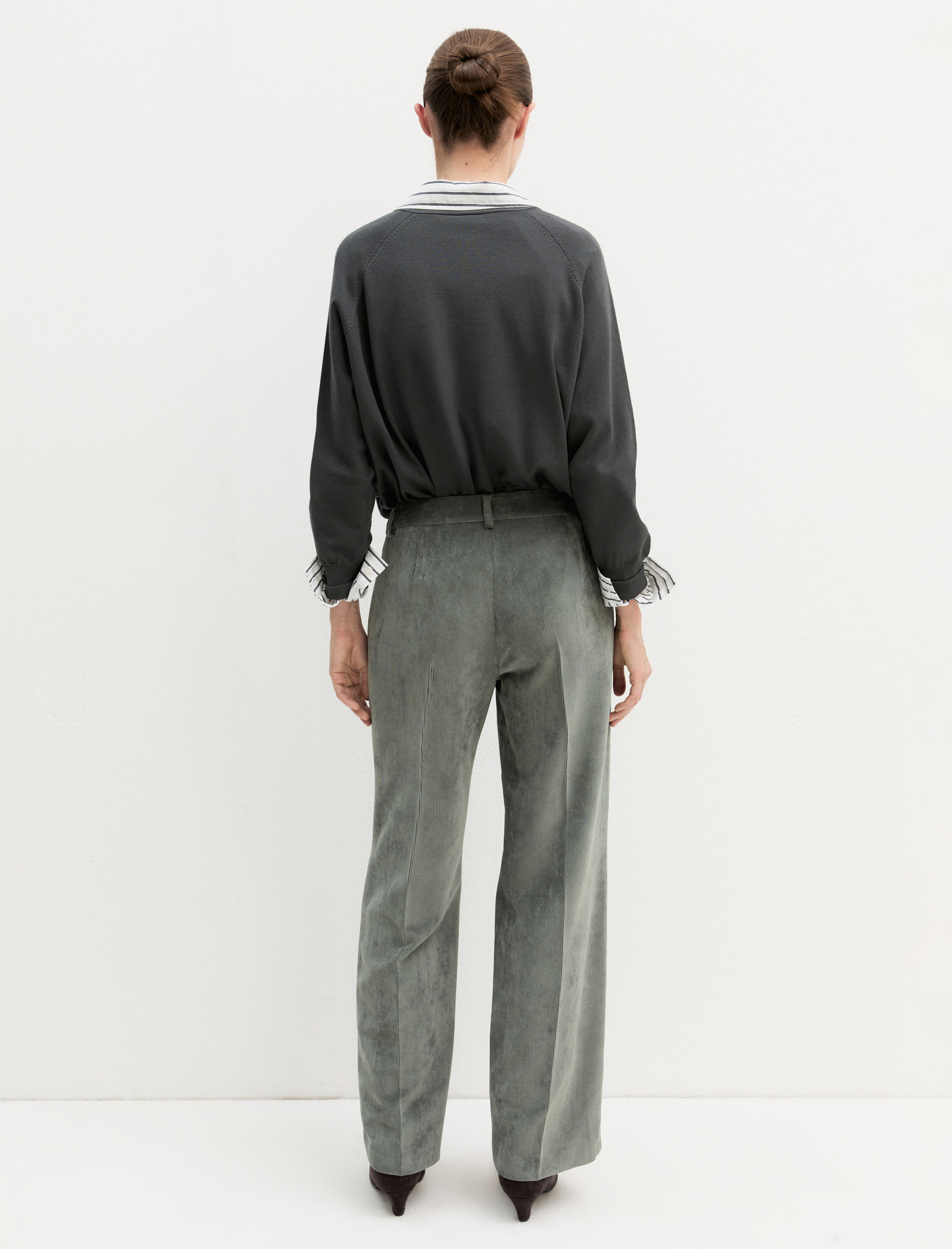 Pantalón de pana elástica - SOTOBOSQUE - Emme - 2