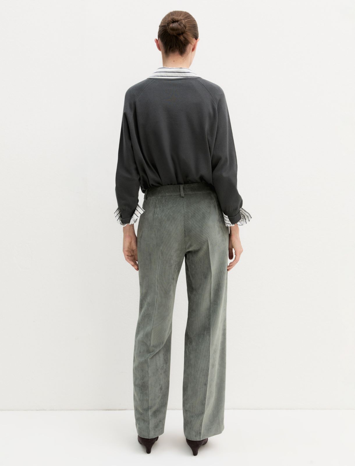 Pantalón de pana elástica - SOTOBOSQUE - Emme - 2