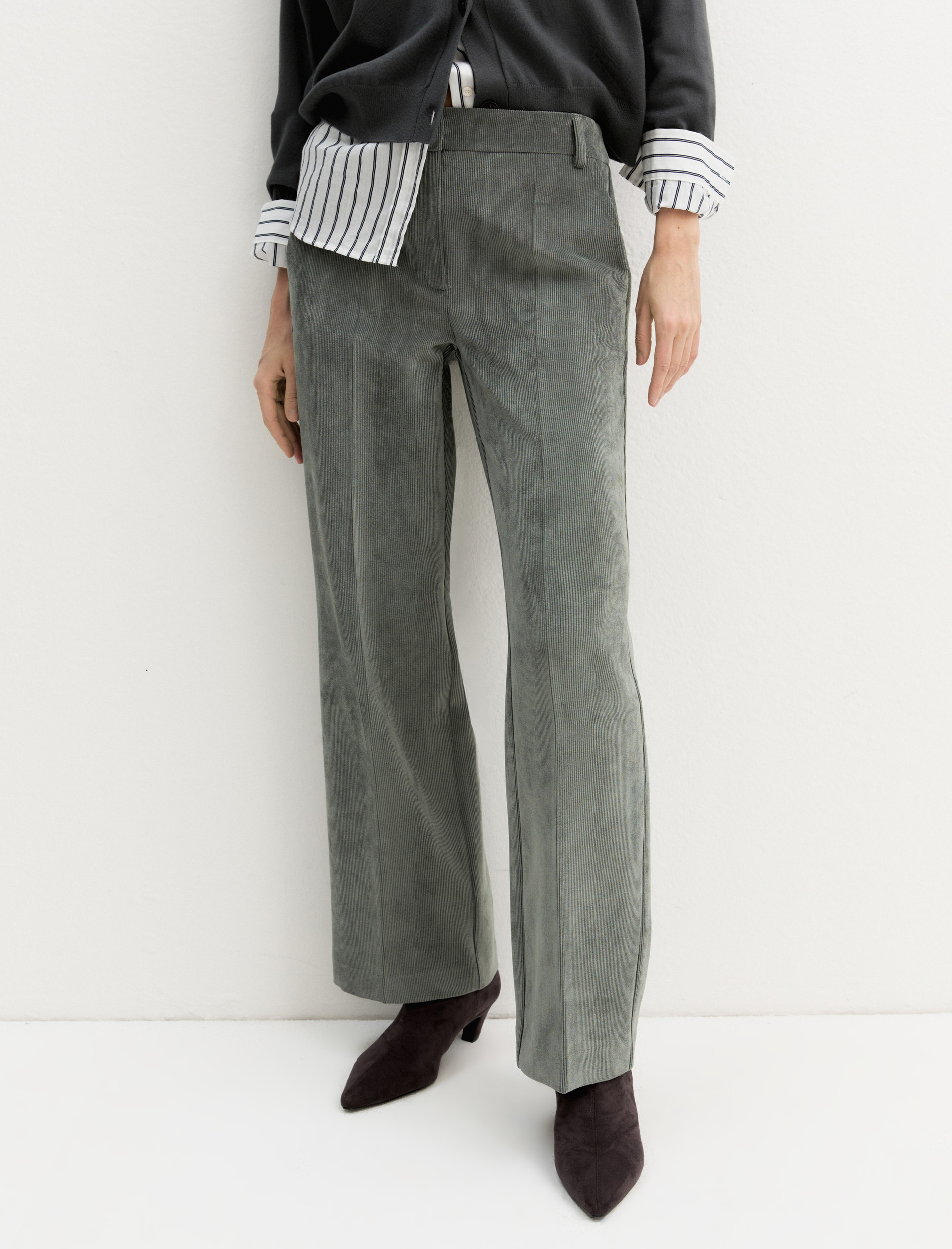 Pantalón de pana elástica - SOTOBOSQUE - Emme - 3
