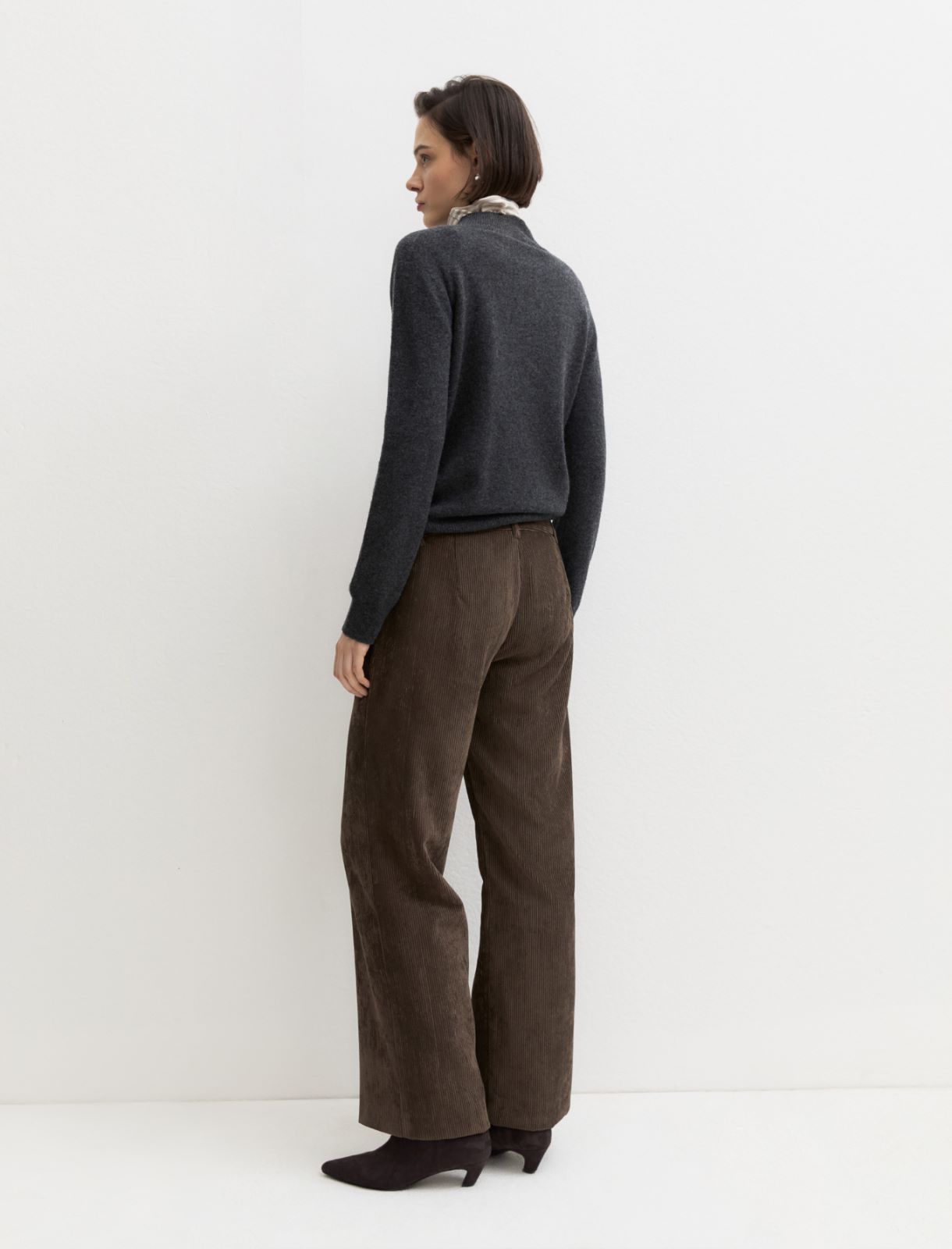 Corduroy trousers - OTTER - Emme - 2