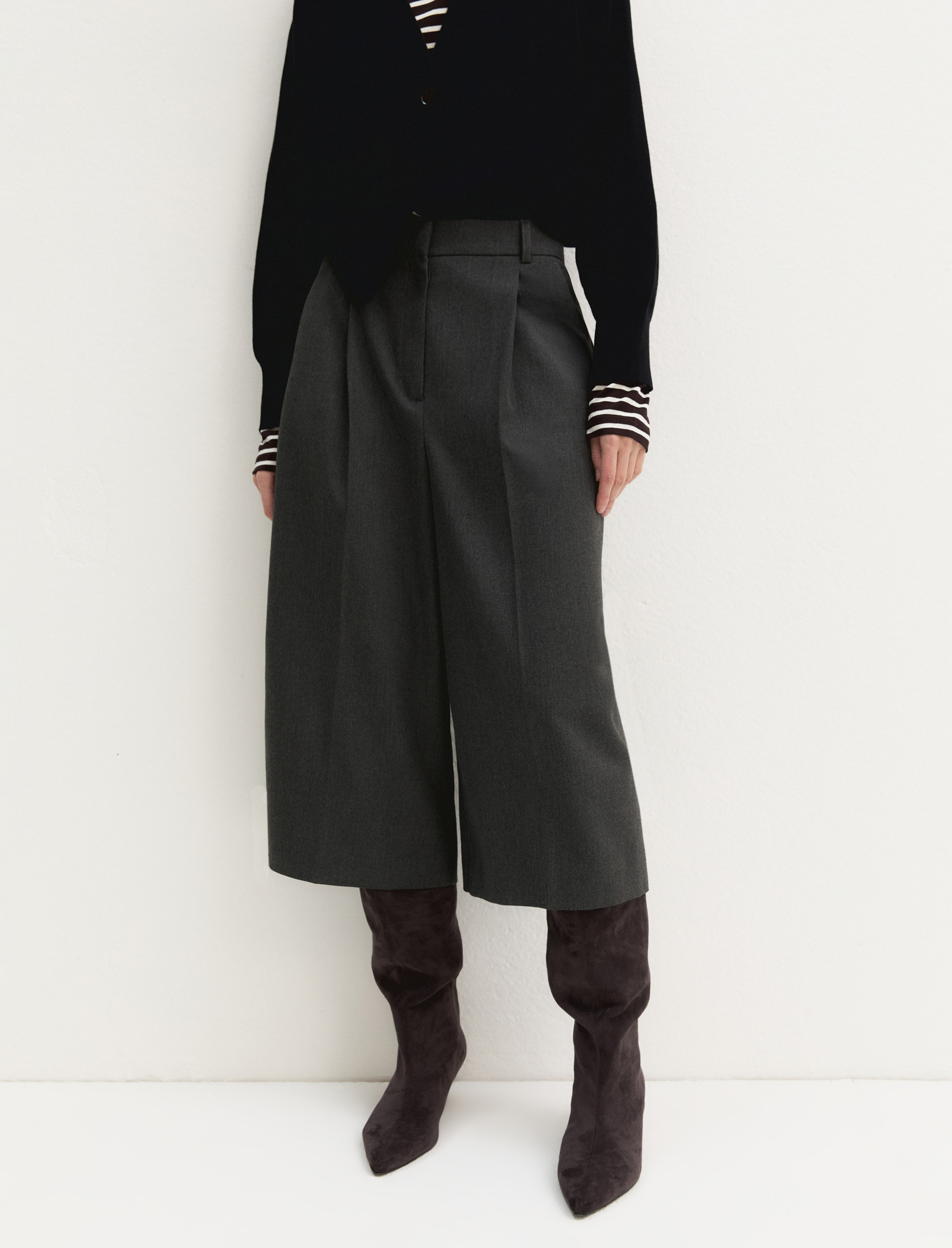 Pantalone corto - GRIGIO SCURO MELANGE - Emme - 3