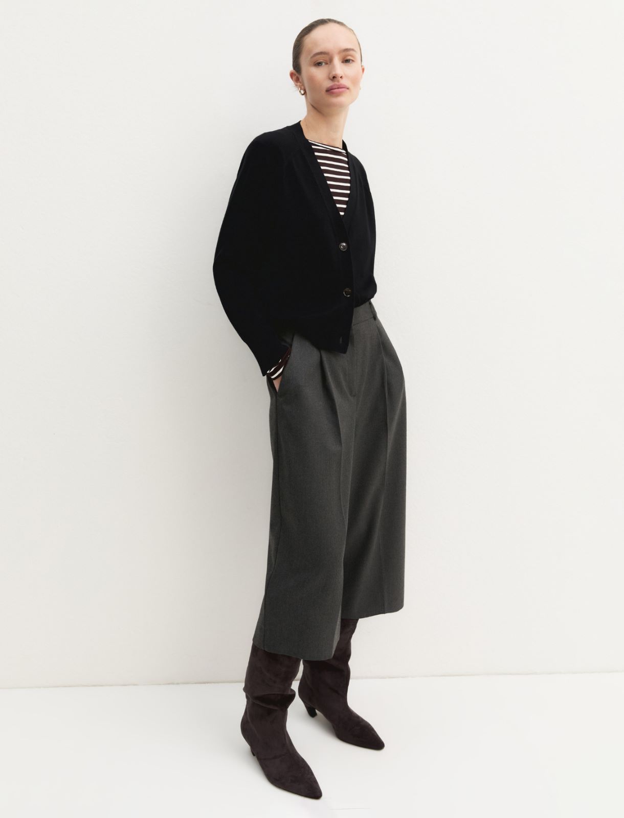 Pantalone corto - GRIGIO SCURO MELANGE - Emme