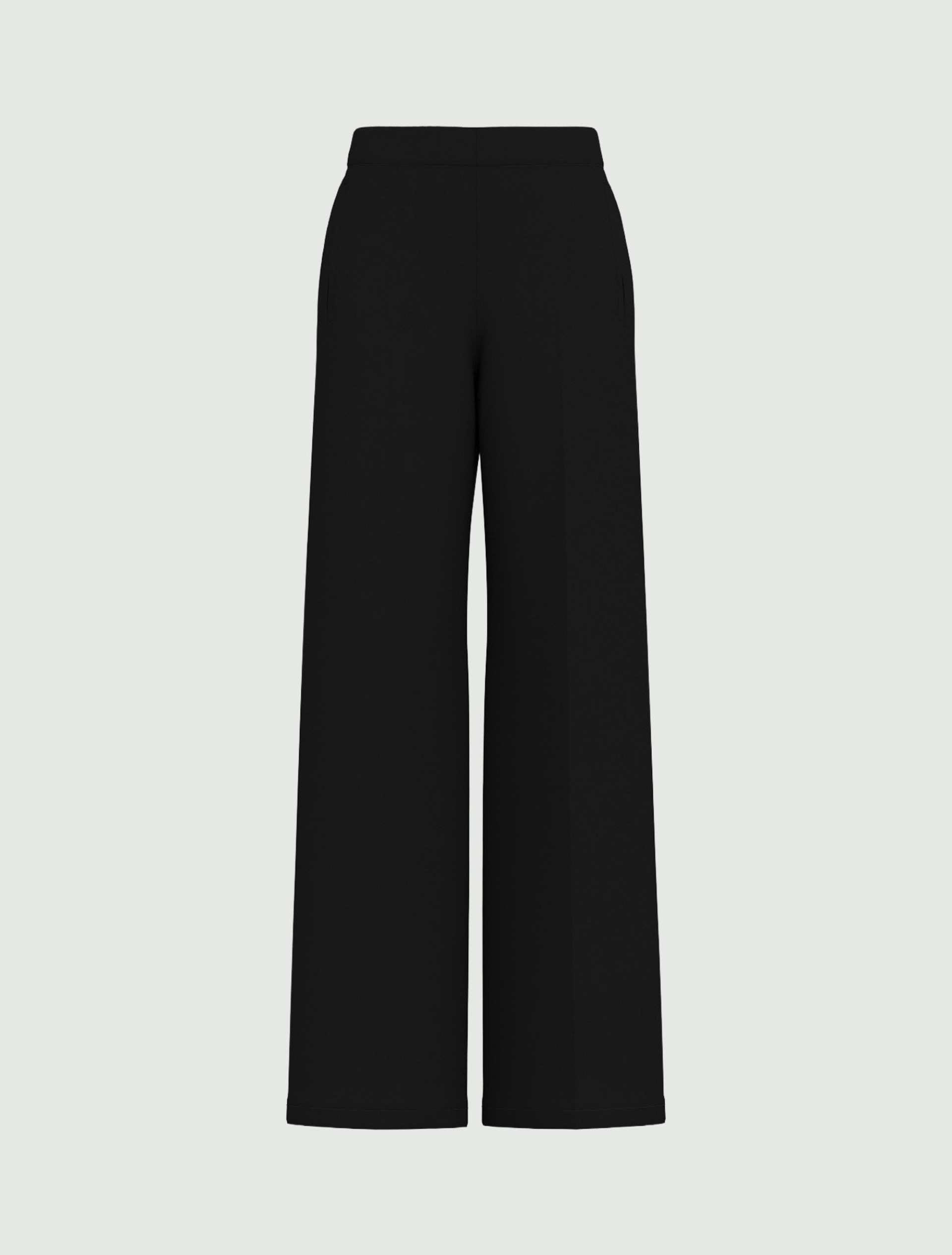 Straight-fit stretch trousers - BLACK - Emme - 6
