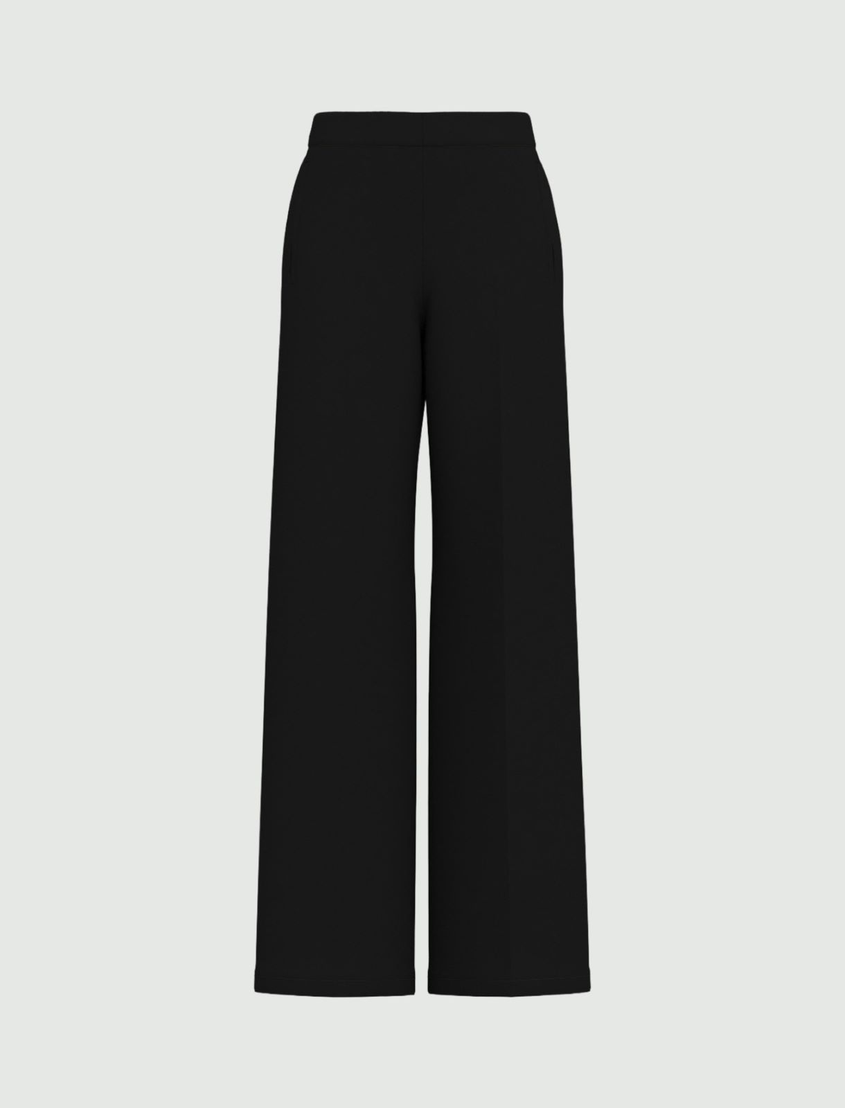 Straight-fit stretch trousers - BLACK - Emme - 6