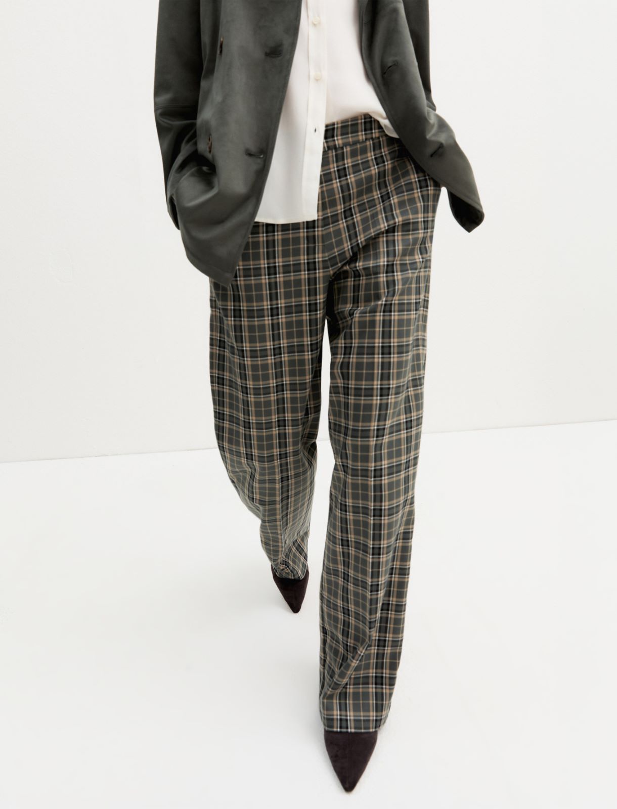 Pantalone in misto viscosa stretch - SOTTOBOSCO - Emme - 3