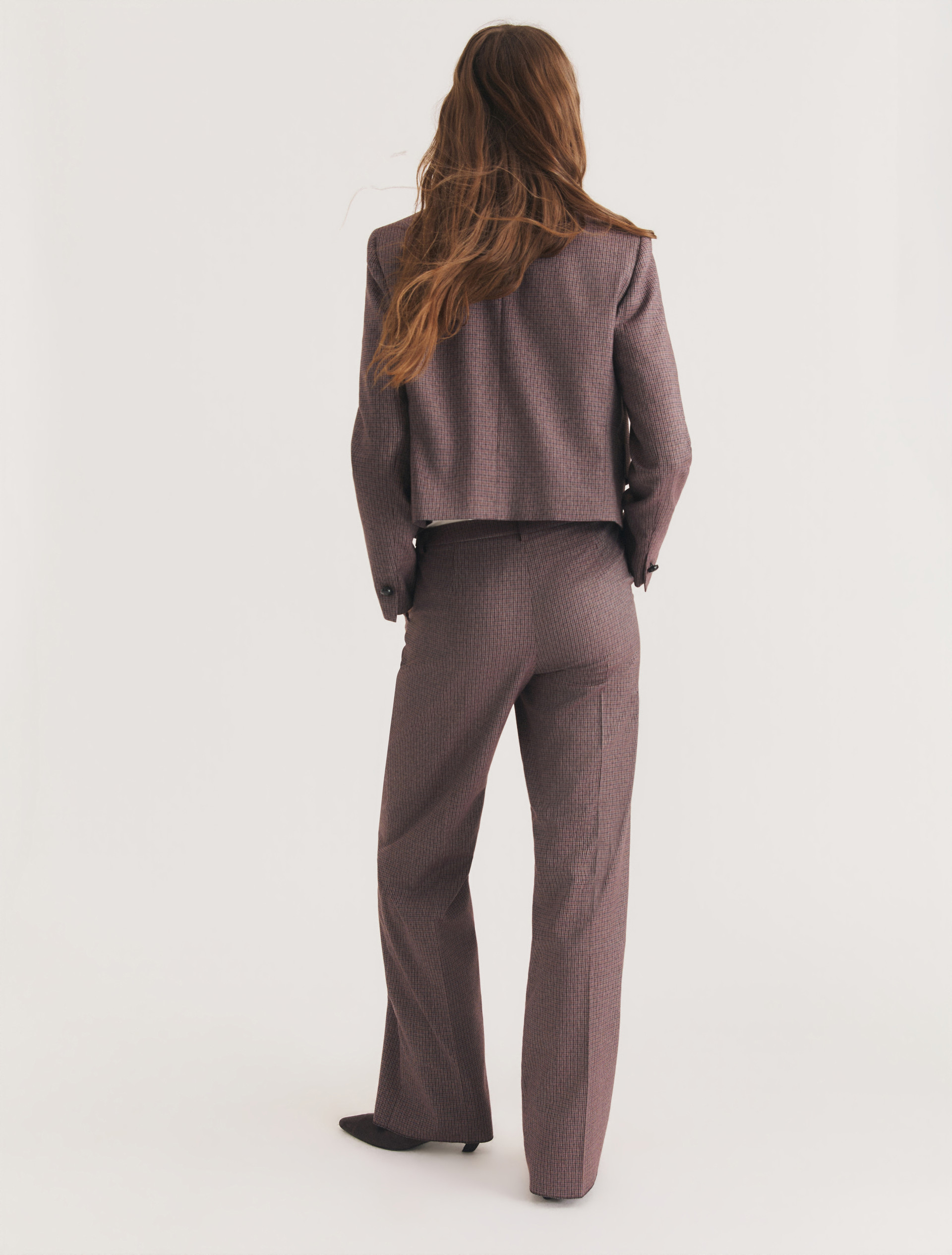 Stretch viscose-blend trousers - CARDINAL - Emme - 2