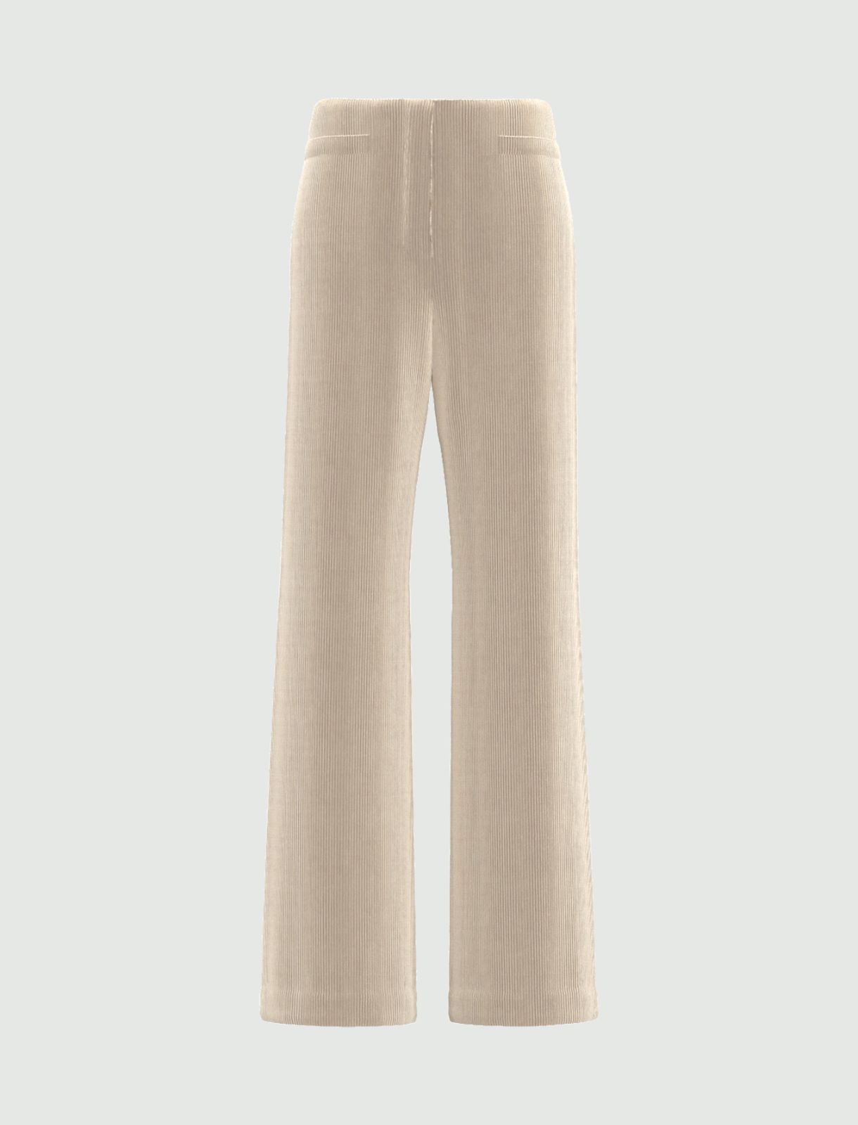 Stretch corduroy trousers - CREAM - Emme - 6