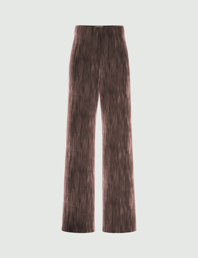 Crackle velvet trousers - Emme - 4