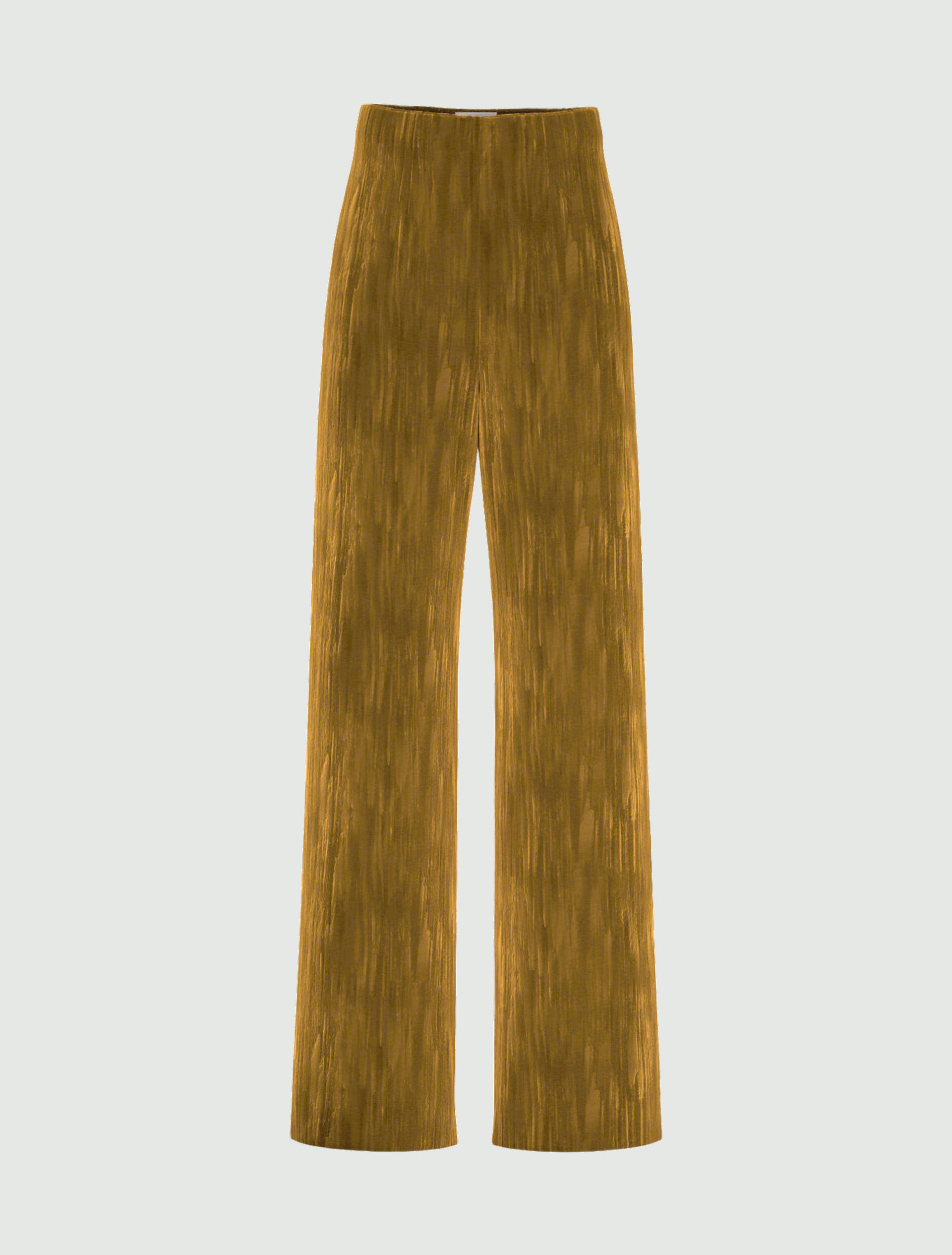 Crackle velvet trousers - OCHRE - Emme - 6