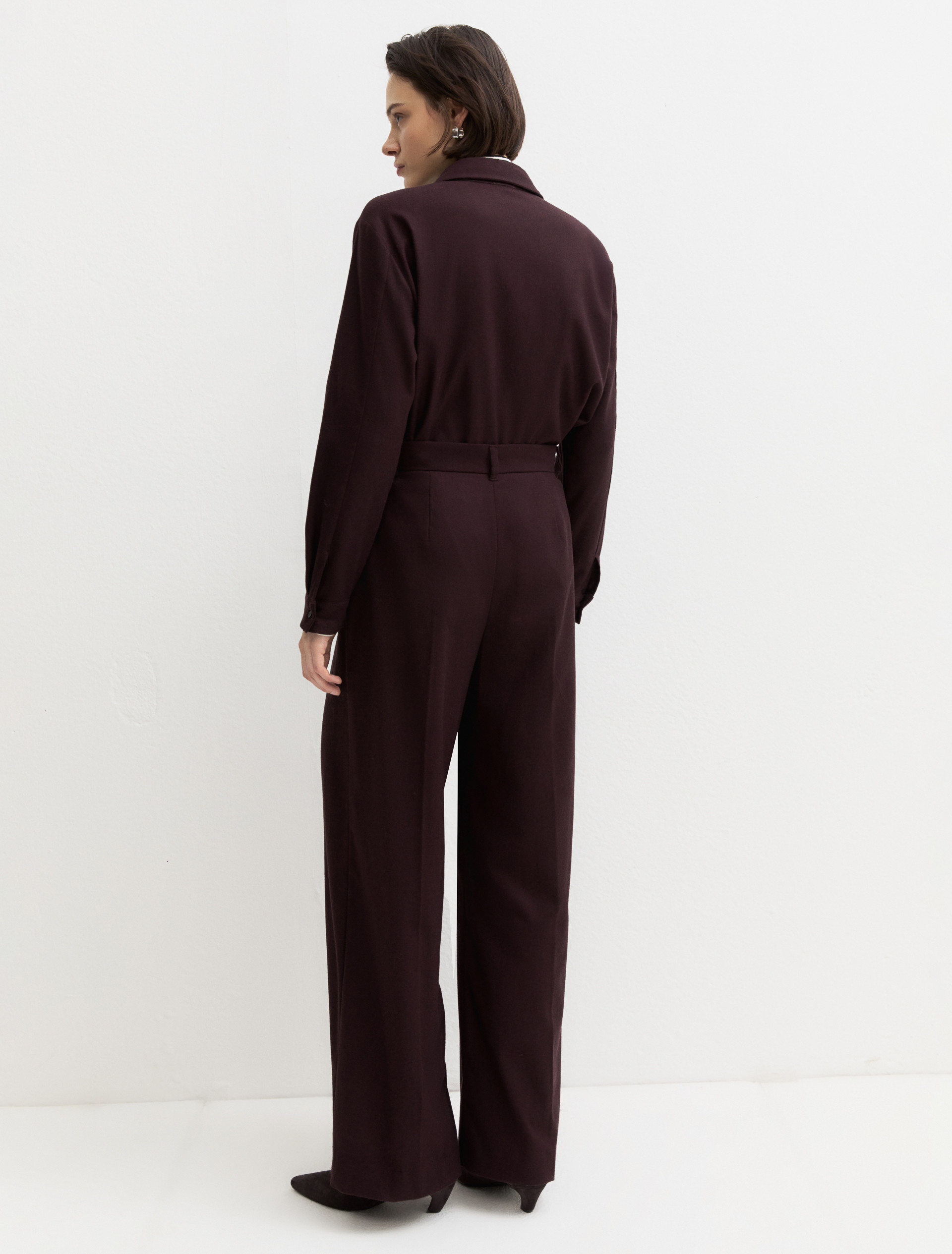 Wide-leg trousers - BORDEAUX - Emme - 2