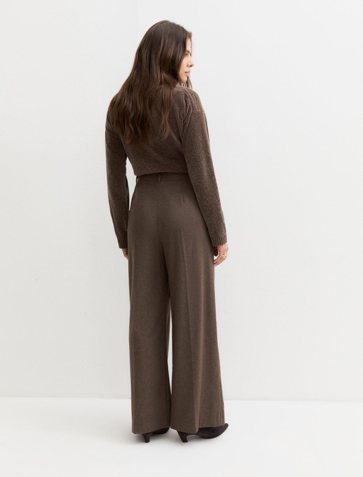 Wide-leg trousers - DARK GREY - Emme - 2