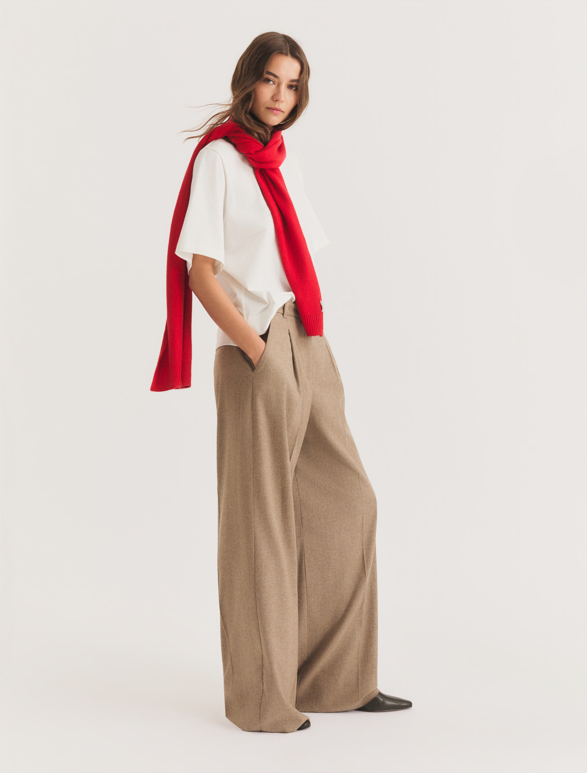 Pantalone wide leg - SABBIA - Emme - 4