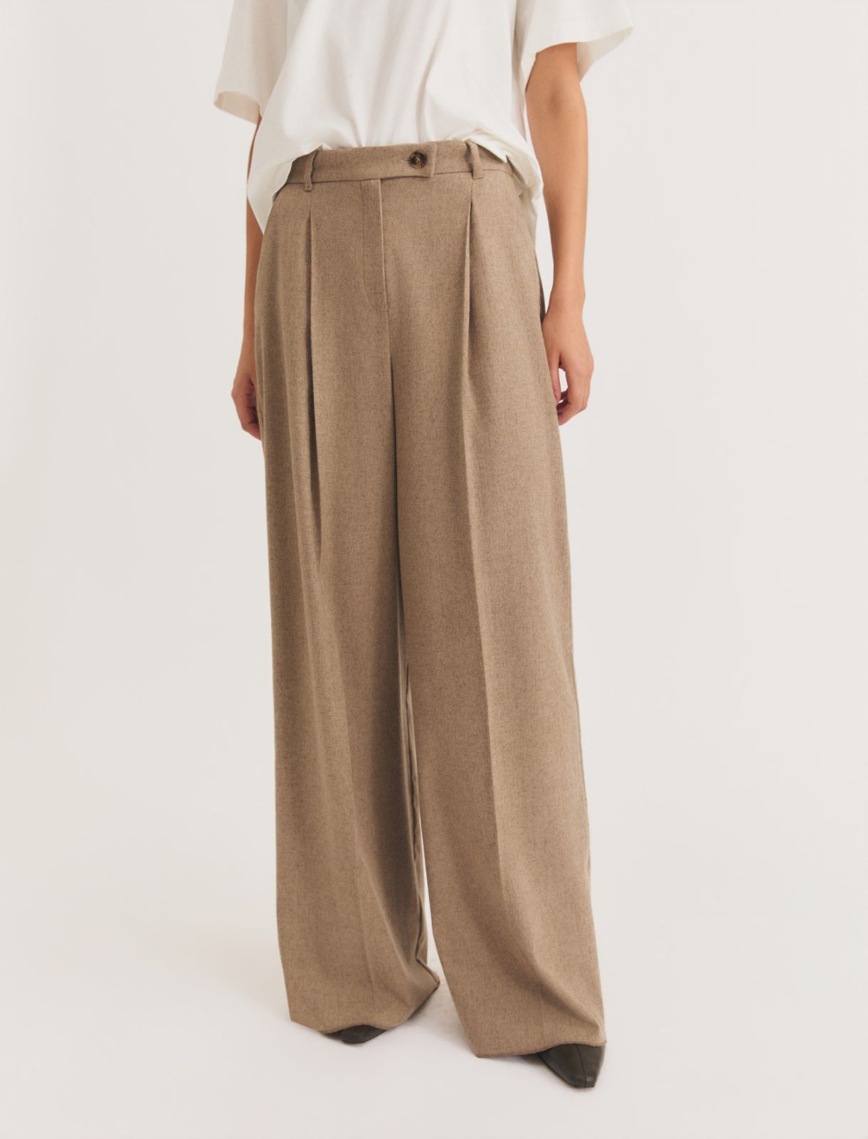 Pantalone wide leg - SABBIA - Emme - 5