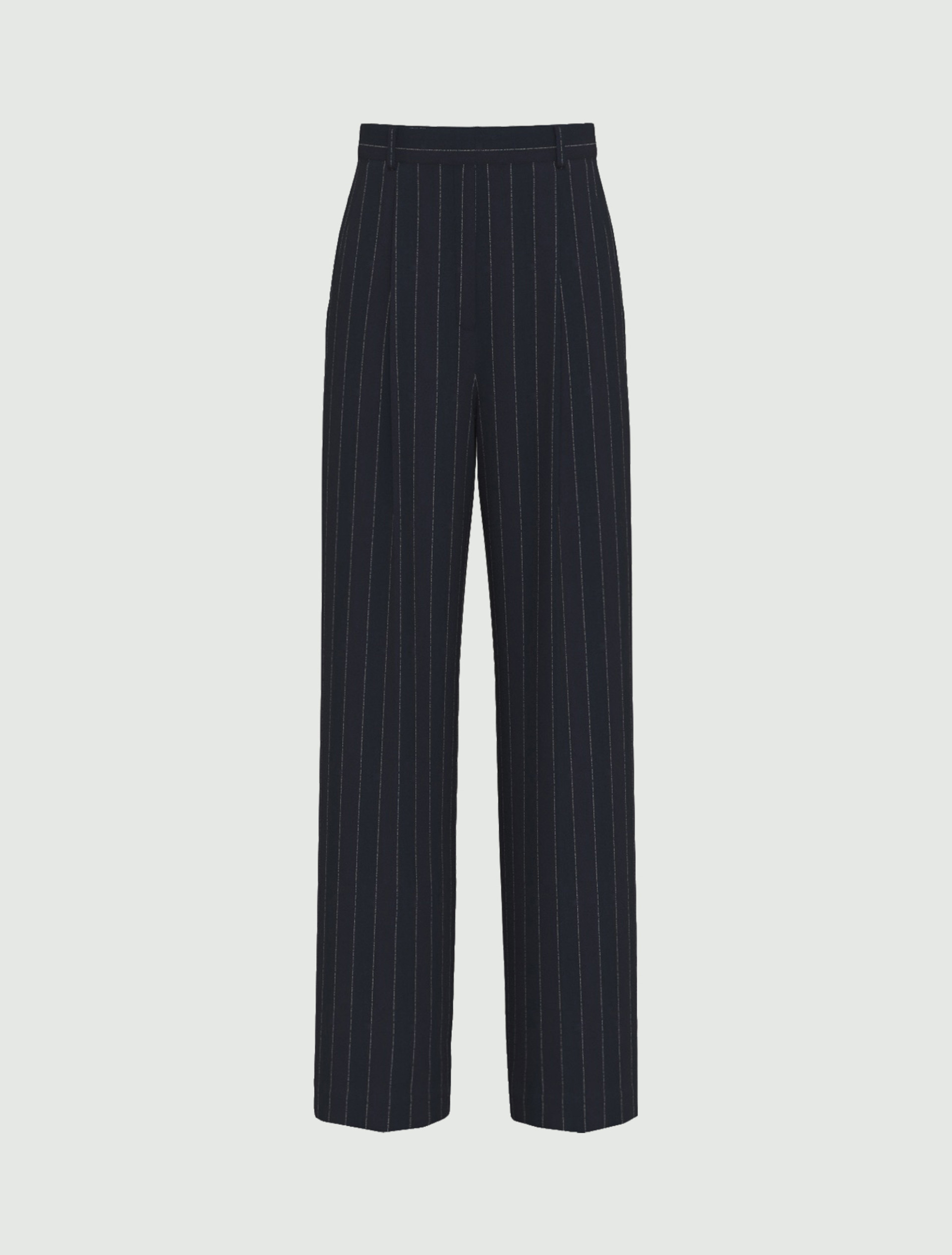 Pantalón de raya diplomática de lamé - MARINO - Emme - 6