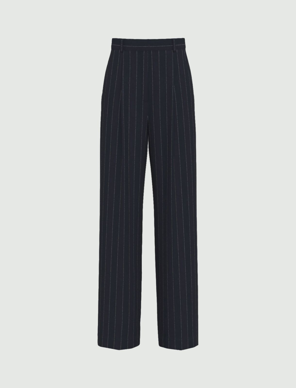 Pantalón de raya diplomática de lamé - MARINO - Emme - 6