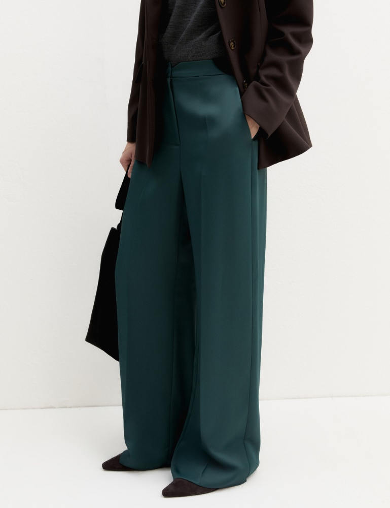 Matte satin trousers - Emme - 6