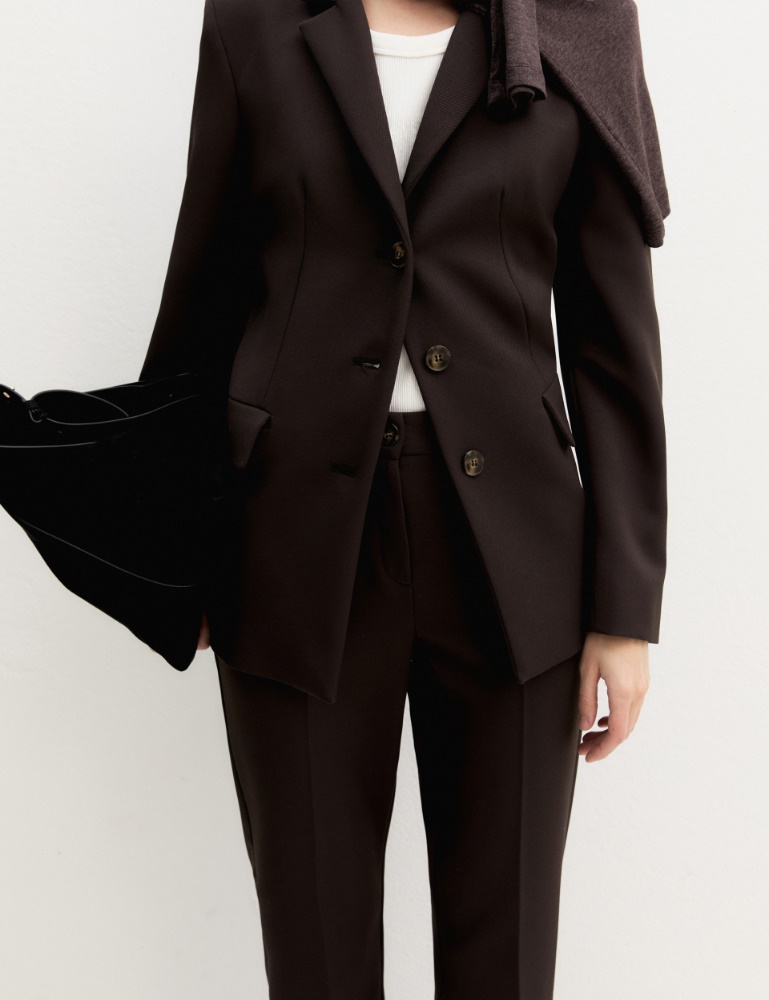 Slim-fit stretch trousers - Emme - 6