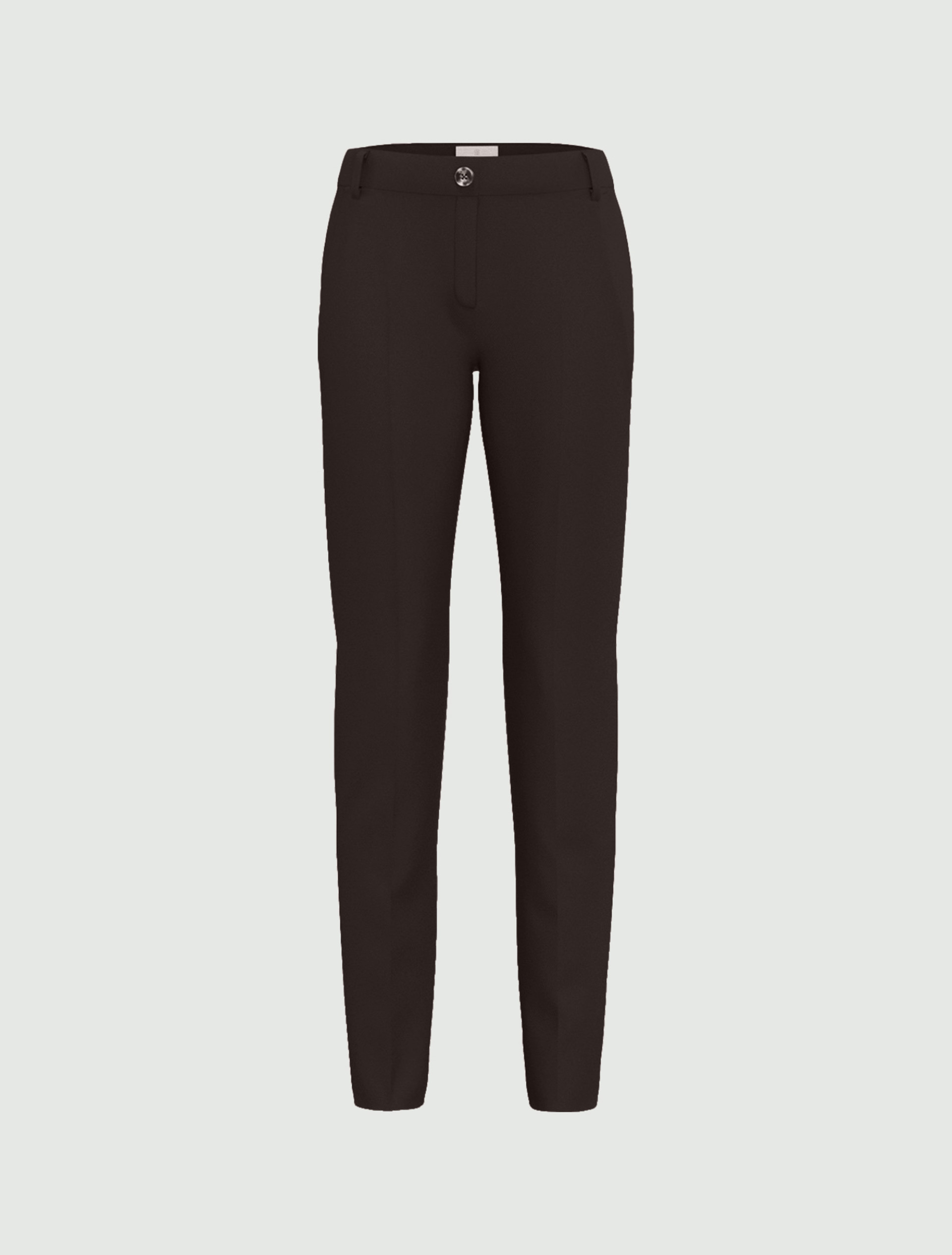 Slim-fit stretch trousers - DARK BROWN - Emme - 6