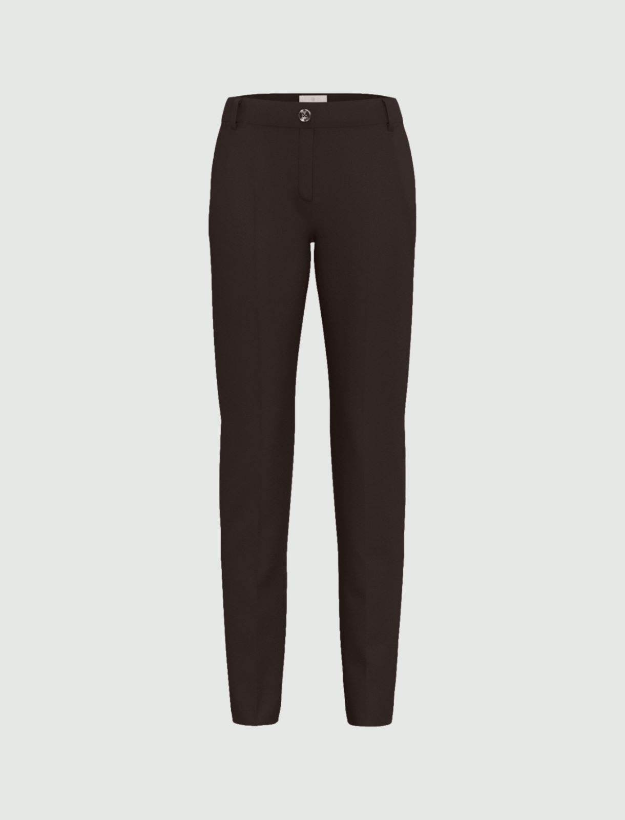 Slim-fit stretch trousers - DARK BROWN - Emme - 6