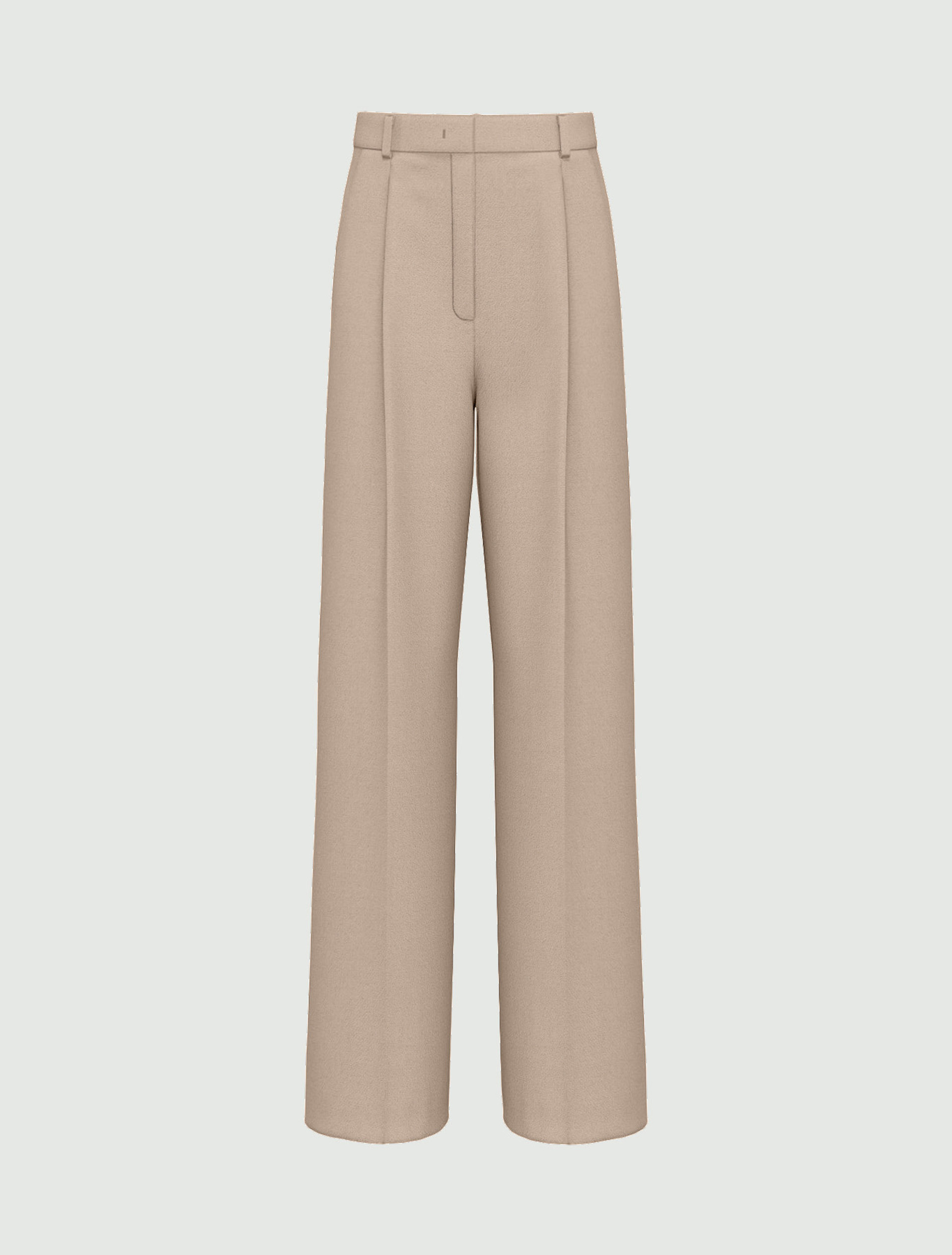 Stretch flannel trousers - SAND - Emme - 6
