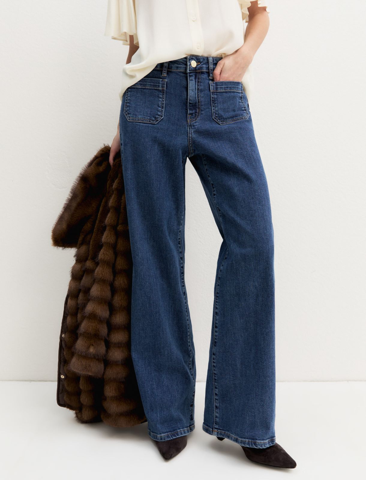 Wide flare jeans - ELECTRIC BLUE - Emme - 3