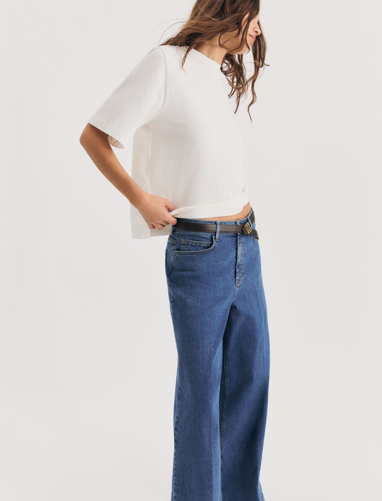 Wide-leg jeans - DEEP BLUE - Emme - 3