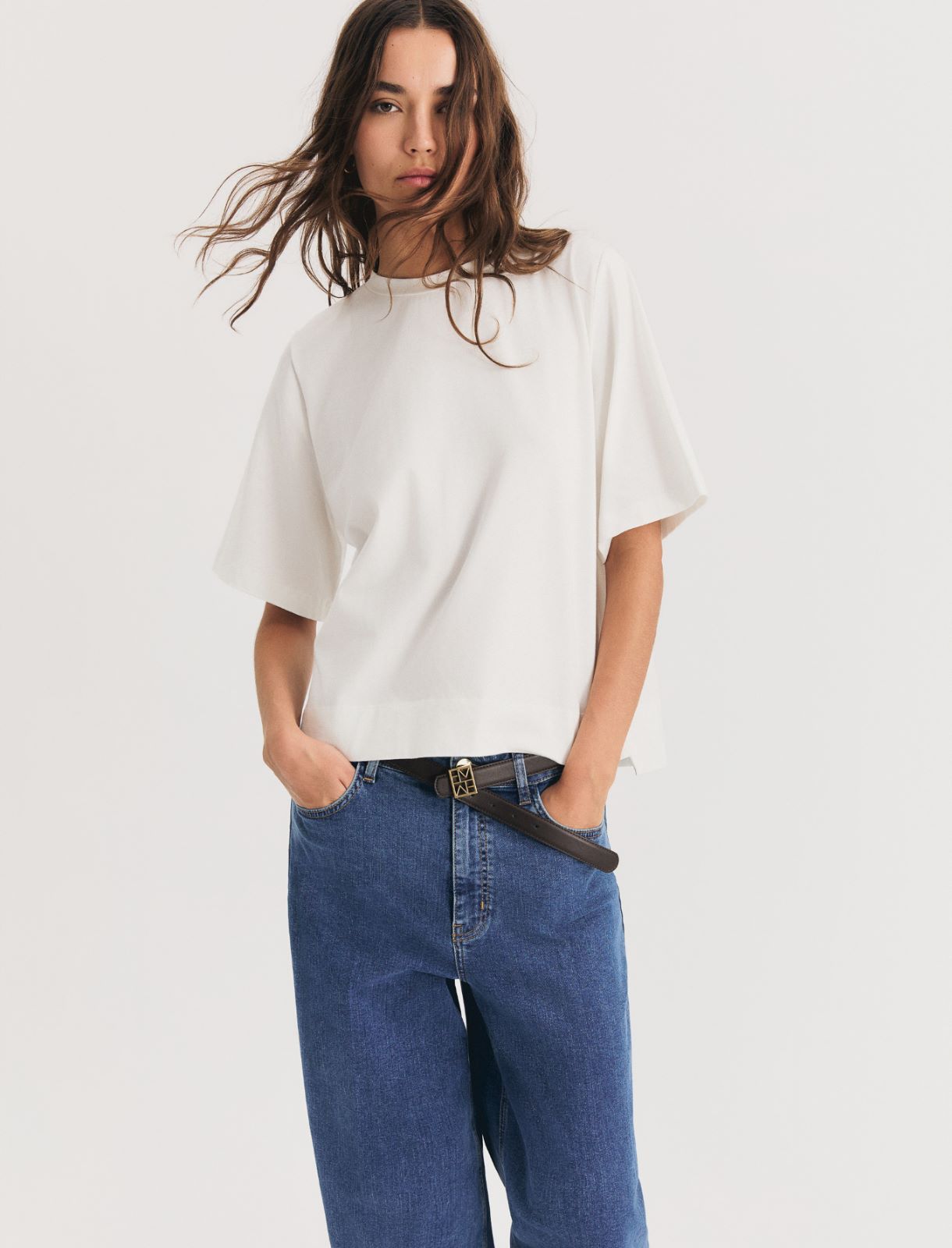 Wide-leg jeans - DEEP BLUE - Emme