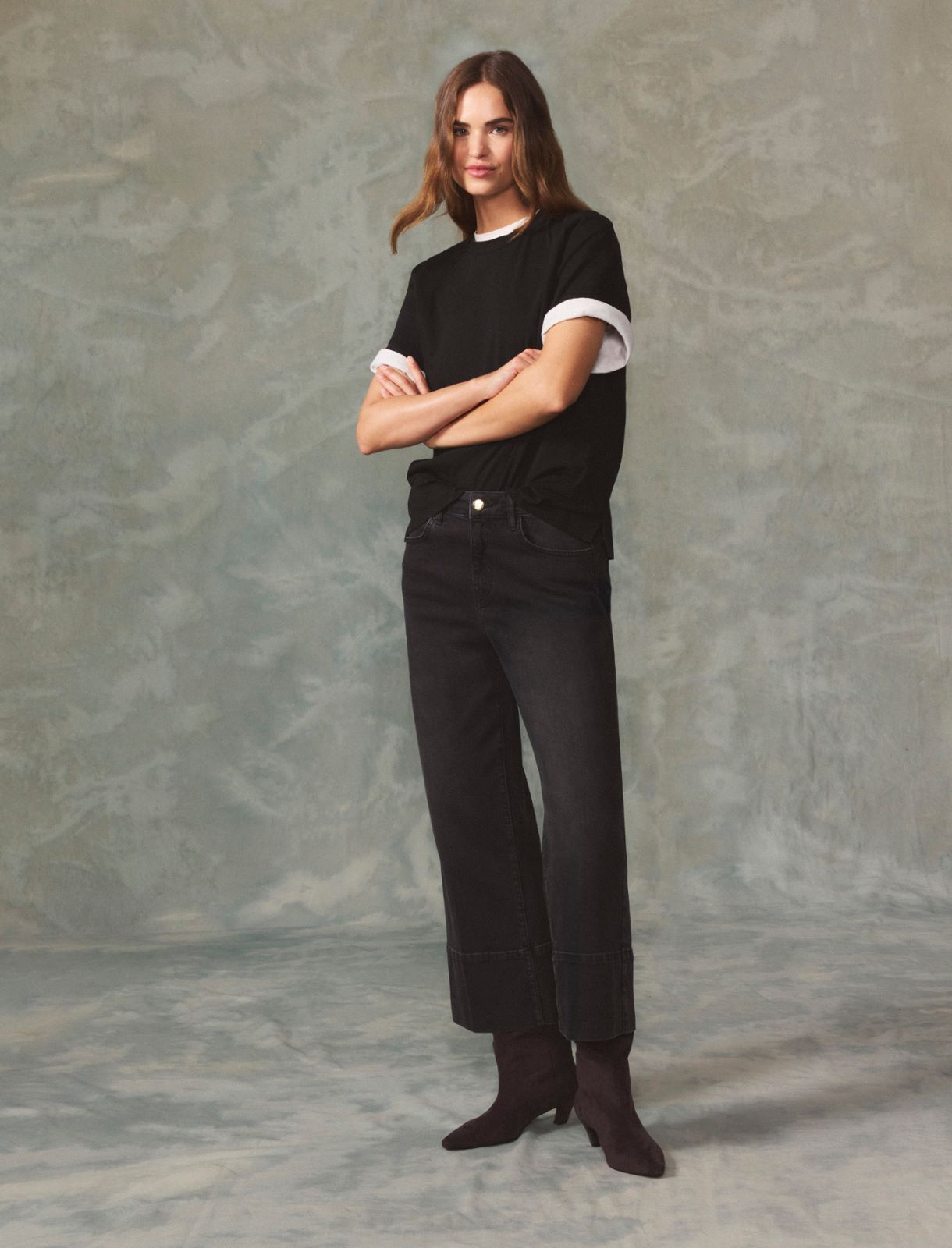 Cropped jeans - BLACK - Emme - 2
