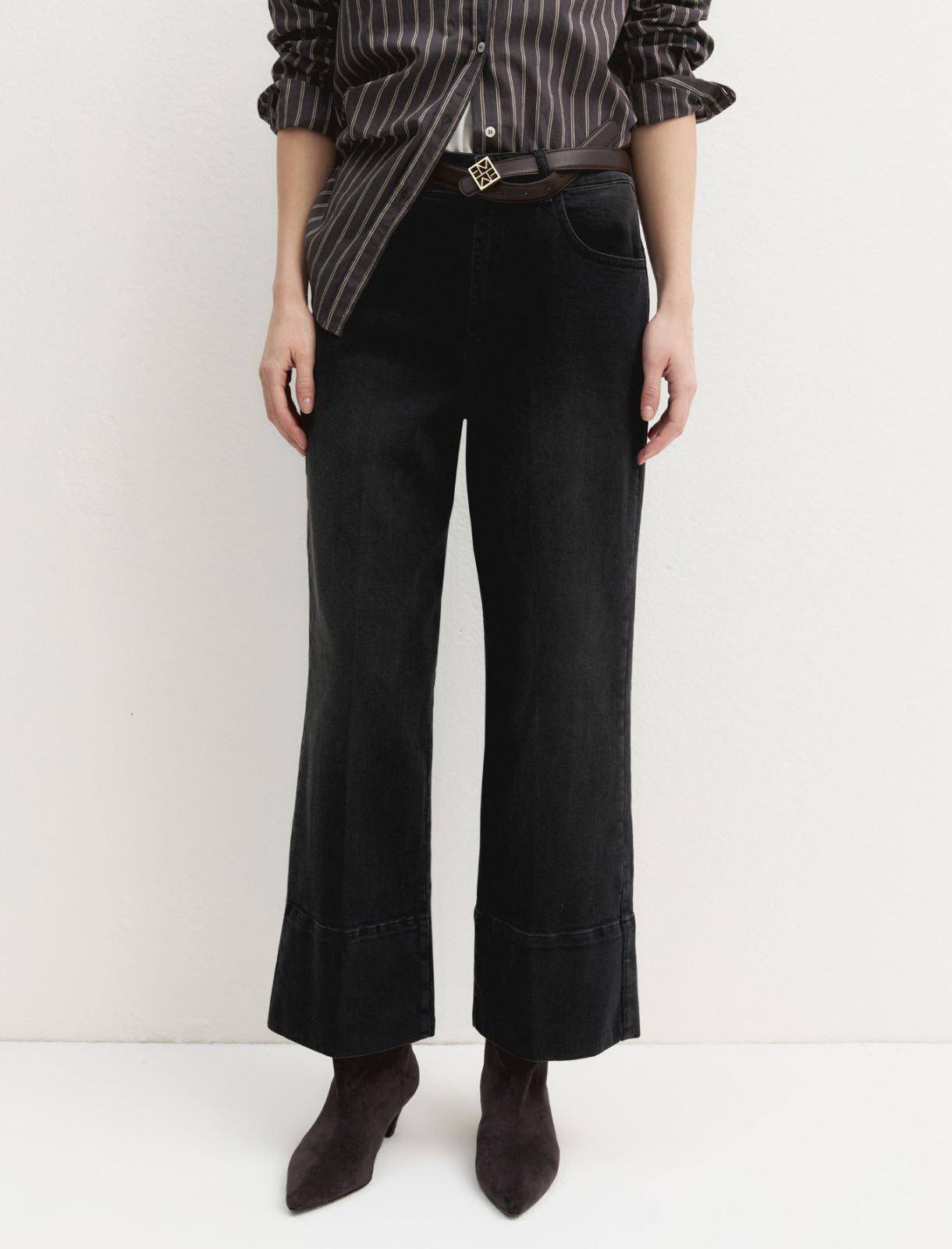Cropped jeans - BLACK - Emme - 4